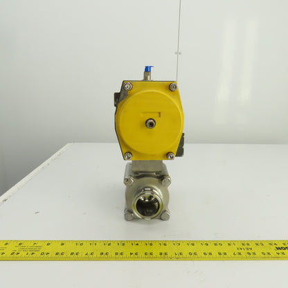 Sonic Torque ST90 Pneumatic Valve Actuator 120PSI Sharpe CF3M 2" Sanitary Valve