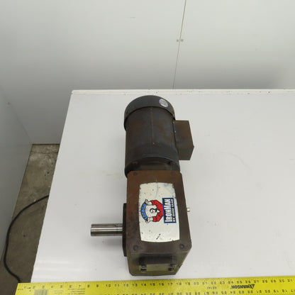 Ironman BM0832-40-R-56 40:1 Ratio Right Hand Gear Reducer 43.5RPM Out 3PH 1.5HP