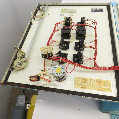 Size 00 9A Manual 2-Motor Starter Control Panel 0.5 To 2HP 115-600VAC Disconnect