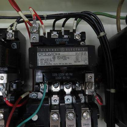 Size 00 9A Manual 2-Motor Starter Control Panel 0.5 To 2HP 115-600VAC Disconnect