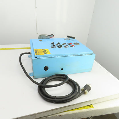Size 00 9A Manual 2-Motor Starter Control Panel 0.5 To 2HP 115-600VAC Disconnect