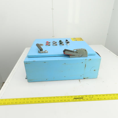 Size 00 9A Manual 2-Motor Starter Control Panel 0.5 To 2HP 115-600VAC Disconnect