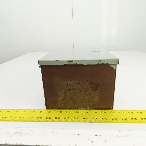 Hoffman A-10N86 10" x 8" x 6" Steel Electrical Enclosure W/Backplate Type 1