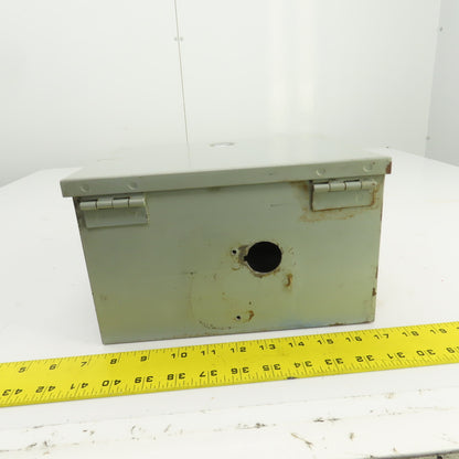 Hoffman A-10N86 10" x 8" x 6" Steel Electrical Enclosure W/Backplate Type 1