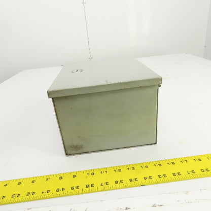 Hoffman A-10N86 10" x 8" x 6" Steel Electrical Enclosure W/Backplate Type 1