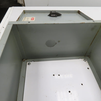 Hoffman A-10N86 10" x 8" x 6" Steel Electrical Enclosure W/Backplate Type 1