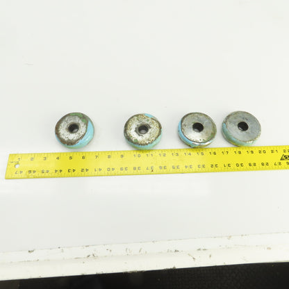3" OD Vibration Isolation Mounting Shock Pads 5/8" Thru Hole Lot Of 4