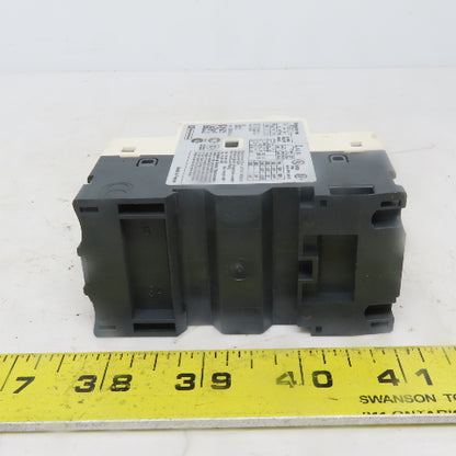 Schneider Electric CV2-RT10 Manual Motor Starter 3 Pole 600V 5Hp 4A-6.3 Overload