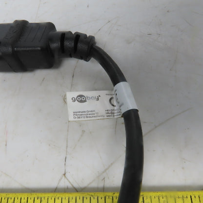 Goobay 93986 Cable Adapter AC plug-Schuko coupling)