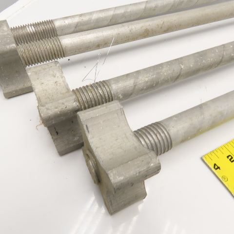M22-3.0 Double Ended Threaded Stud Tie Rod 53" OAL Aluminum Lot Of 4