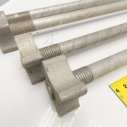 M22-3.0 Double Ended Threaded Stud Tie Rod 53" OAL Aluminum Lot Of 4
