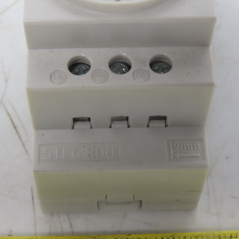 Siemens 5TE6 800 Shuko Female Socket Outlet Din Rail Mount 230V 16A