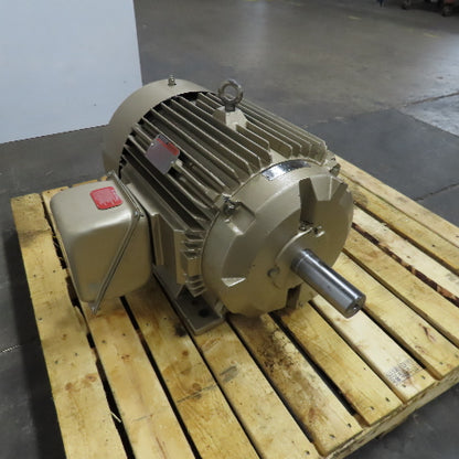 Reliance Duty Master 40Hp 200V 60Hz 1775RPM Dual Shaft Motor 324T