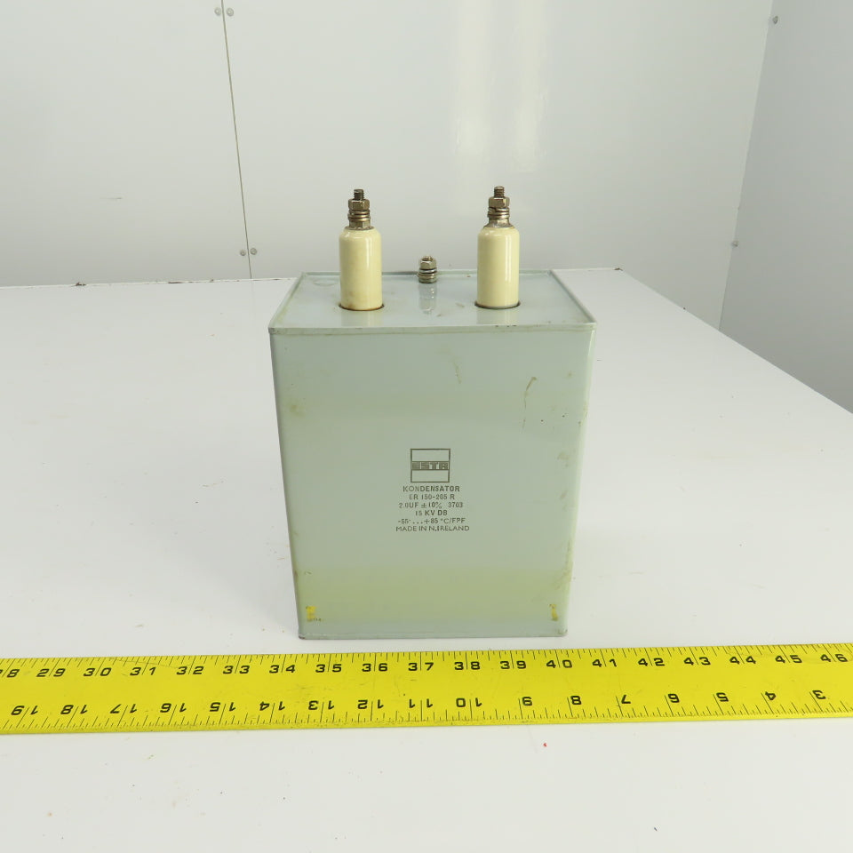 ESTR Kondensator ER 150-205 R 2.0UF + 10% Capacitor 15 KV DB