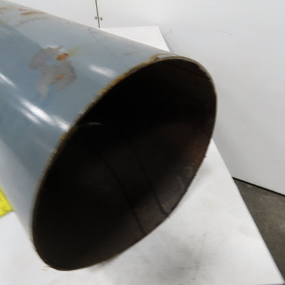 7" Rigid Welded Seam Flange Mount Duct Cut Off 50" OAL