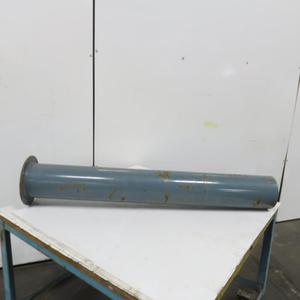 7" Rigid Welded Seam Flange Mount Duct Cut Off 50" OAL