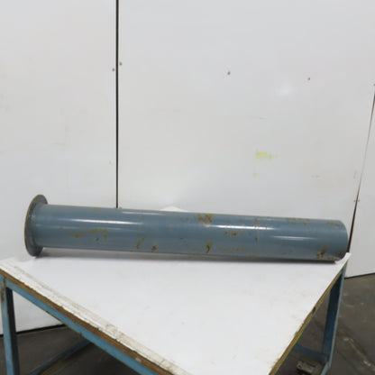 7" Rigid Welded Seam Flange Mount Duct Cut Off 50" OAL