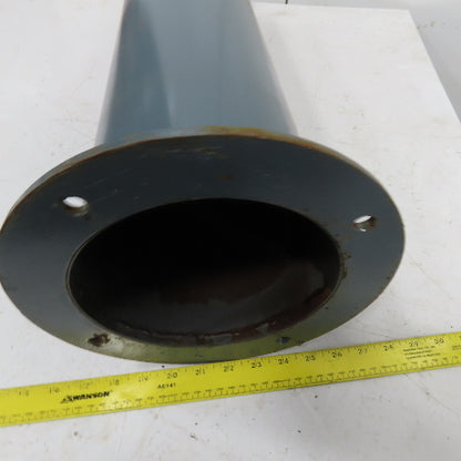 7" Rigid Welded Seam Flange Mount Duct 30-1/2" OAL