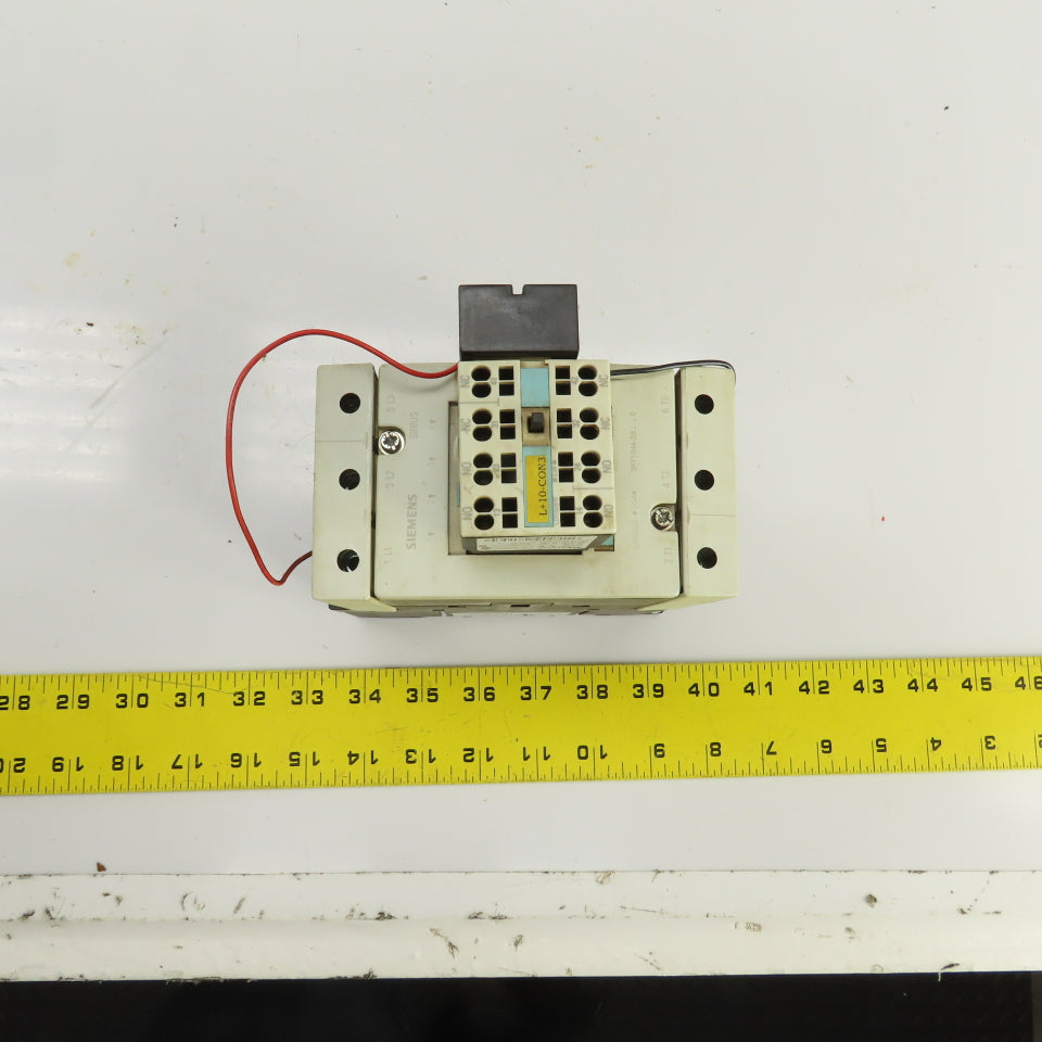 Siemens 3RT1044-3BB40 65A Contactor 600V AC 10-60HP 24VDC Coil