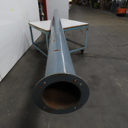 7" Rigid Welded Seam Flange Mount Duct Cut Off 190" 15'8"