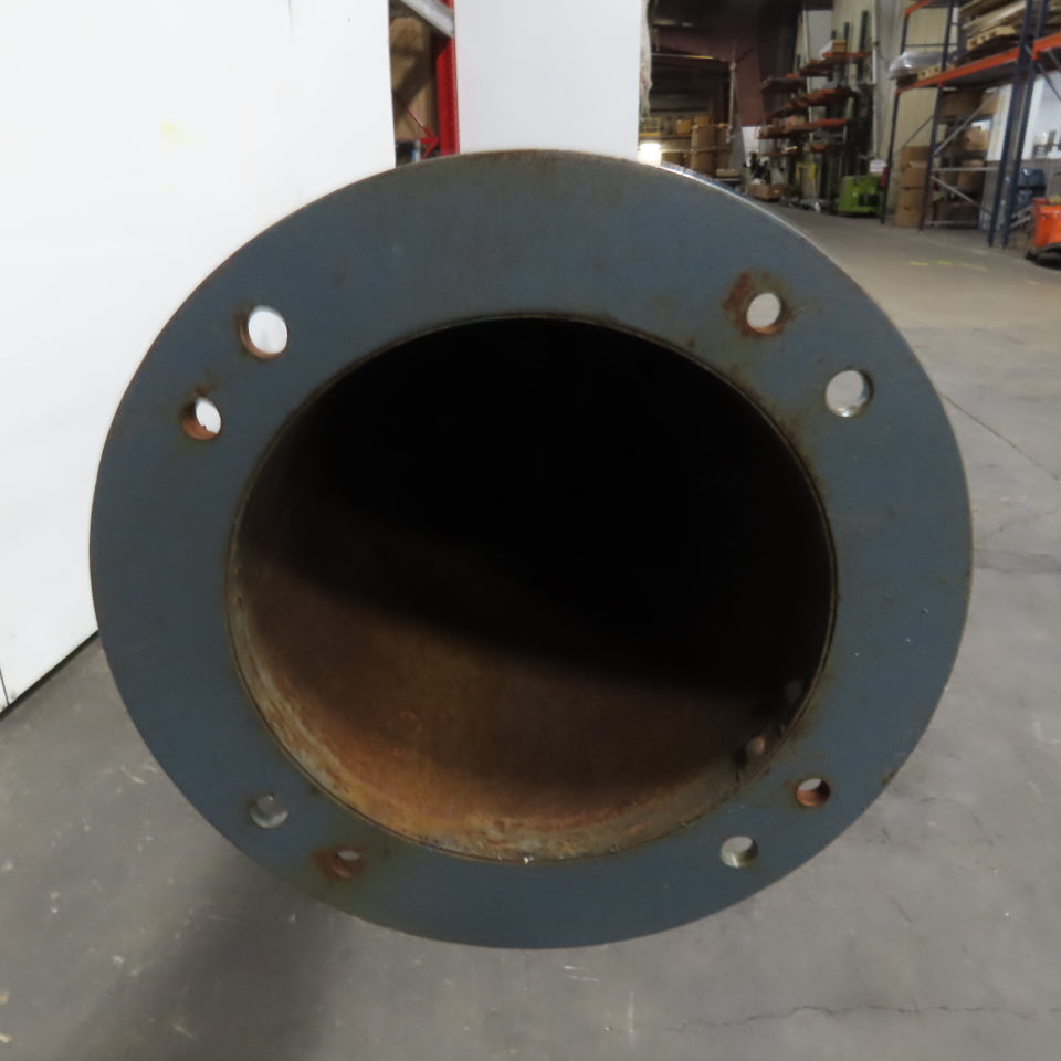 7" Rigid Welded Seam Flange Mount Duct Cut Off 190" 15'8"
