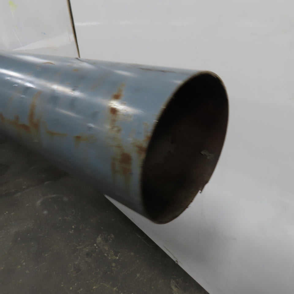 7" Rigid Welded Seam Flange Mount Duct Cut Off 190" 15'8"