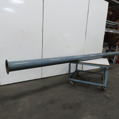 7" Rigid Welded Seam Flange Mount Duct Cut Off 190" 15'8"