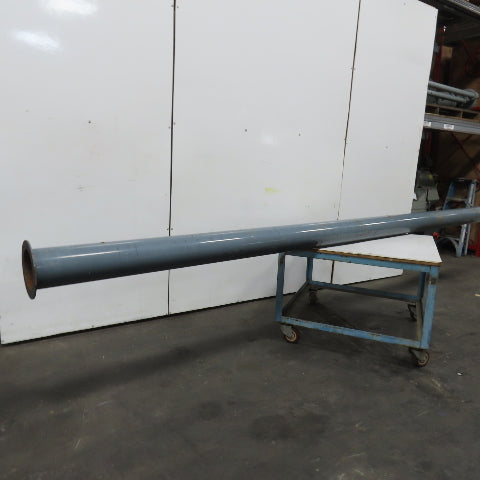 7" Rigid Welded Seam Flange Mount Duct Cut Off 190" 15'8"