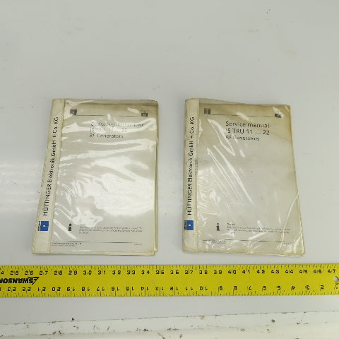 Trumpf IS TRU 11-?22 RF Generator Service Manual & Operating Instructions Lot/2