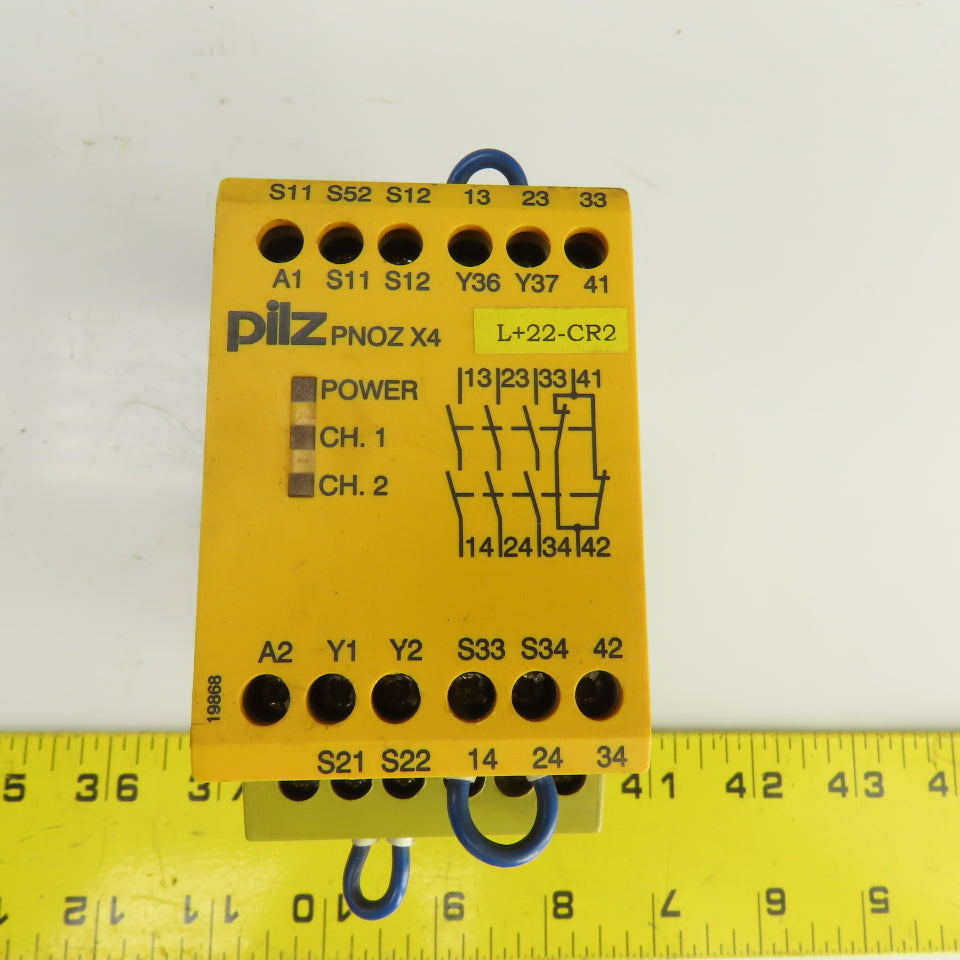 Pilz PNOZ X4 Safety Relay 24V DC