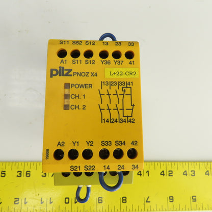 Pilz PNOZ X4 Safety Relay 24V DC