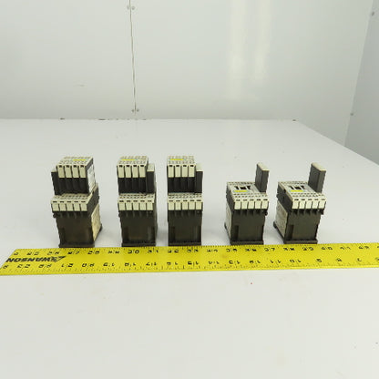 Siemens 3RH1140-2BB40 Control Relay 10A 600V AC Lot Of 6