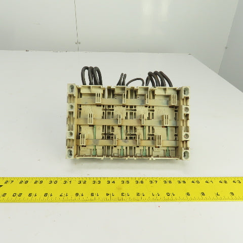 Wohner AES 3x38 Siemens Busbar Mounted Fuse Holders 1 to 10A 600V