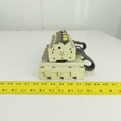 Wohner AES 3x38 Siemens Busbar Mounted Fuse Holders 1 to 10A 600V