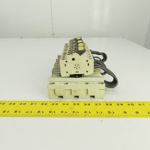 Wohner AES 3x38 Siemens Busbar Mounted Fuse Holders 1 to 10A 600V