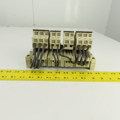 Wohner AES 3x38 Siemens Busbar Mounted Fuse Holders 1 to 10A 600V