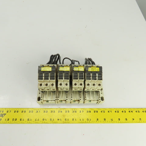 Wohner AES 3x38 Siemens Busbar Mounted Fuse Holders 1 to 10A 600V