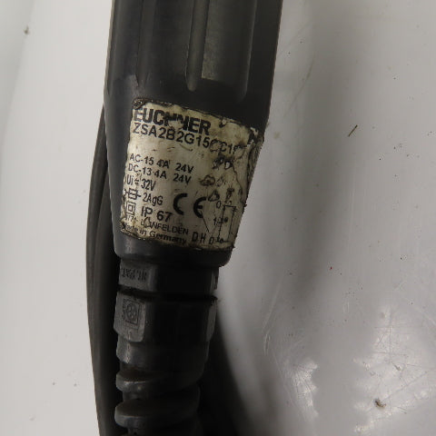 Trumpf TLF4000T Euchner ZSA2B2G15CC1926 Enabling Switch Cable Assembly 48'