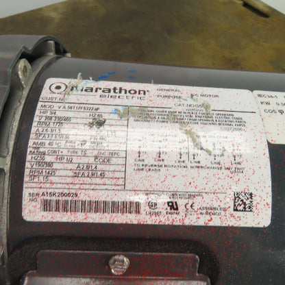 Neptune ABN25-E3 3/4HP Horizontal Peristaltic Hose Pump 20RPM 230/460V 3PH