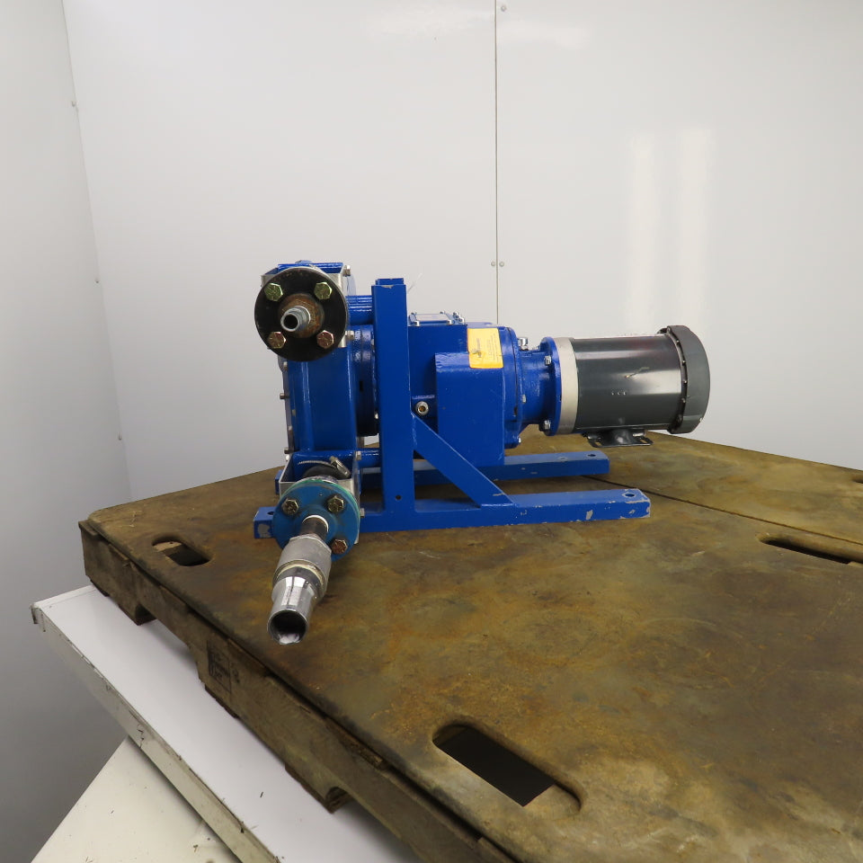 Neptune ABN25-E3 3/4HP Horizontal Peristaltic Hose Pump 20RPM 230/460V 3PH