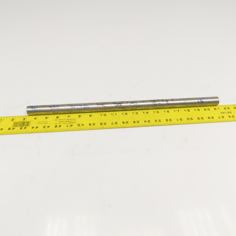 7/8" Diameter 455 Stainless Steel Non Heat Treated Round Bar Stock 18"