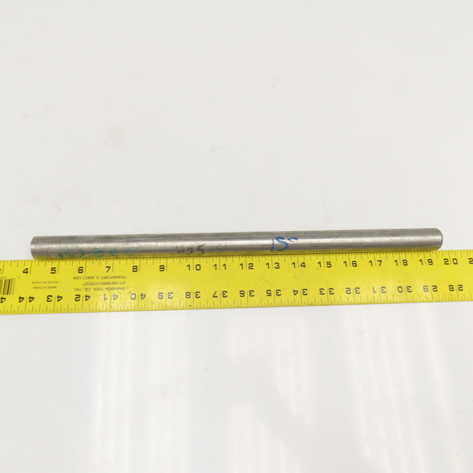 7/8" Diameter 455 Stainless Steel Non Heat Treated Round Bar Stock 15"