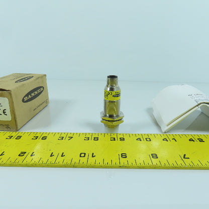 Banner M18GYX7PQ 2-Color Sensor Indicator Light Threaded Barrel