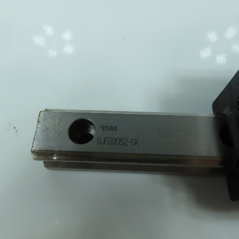 THK GJF02052-GK 276mm OAL Linear Slide Rail W/Carriage 102 x 70 x 36mm H