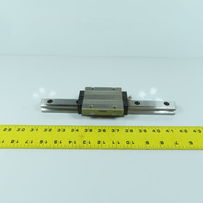 THK GJF02052-GK 276mm OAL Linear Slide Rail W/Carriage 102 x 70 x 36mm H