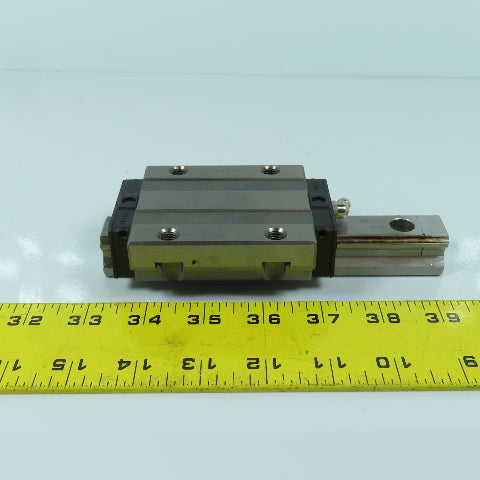 THK GJD11368 158mm OAL Linear Guide Rail W/Carriage Block HSR 25LC 102.2x70x36mm