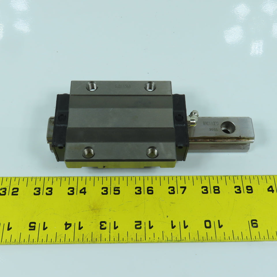 THK GJD11368 158mm OAL Linear Guide Rail W/Carriage Block HSR 25LC 102.2x70x36mm