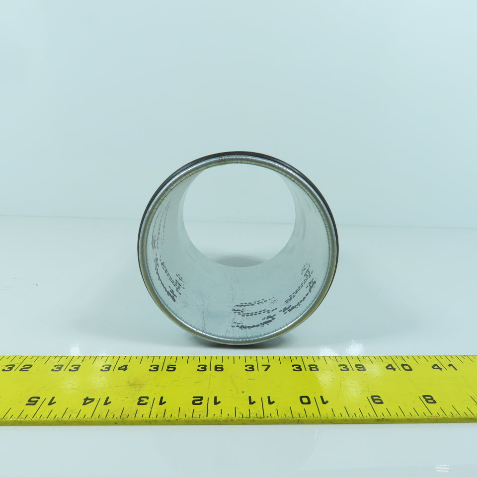 4" Quick Clamp Rolled Edge Galvanized Steel Duct Pipe 5-3/4" OAL