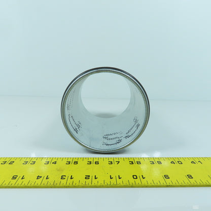 4" Quick Clamp Rolled Edge Galvanized Steel Duct Pipe 5-3/4" OAL