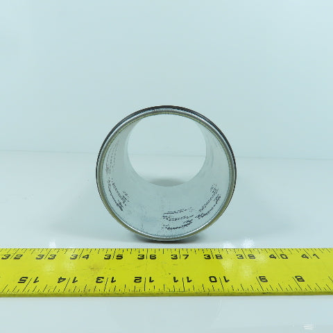 4" Quick Clamp Rolled Edge Galvanized Steel Duct Pipe 5-3/4" OAL